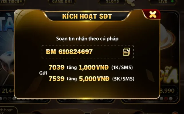 Cách Kích Hoạt Số Điện Thoại Để Bảo Vệ tài khoản .